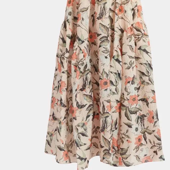 Astrid Floral Empire Waist Midi Dress - Picture 5 of 10